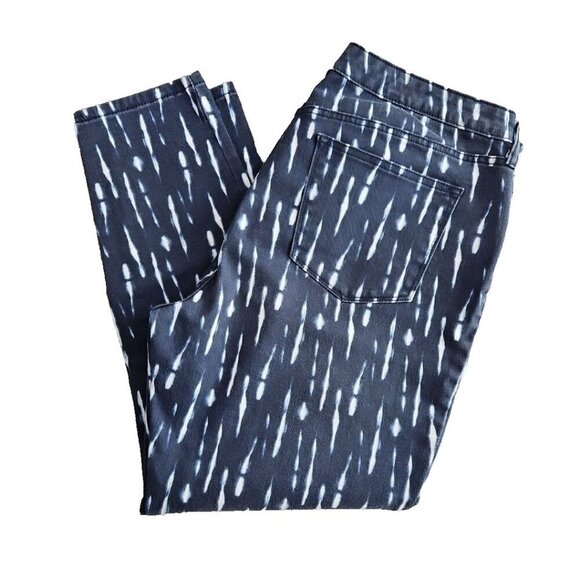 New Directions Jeans Women's 16R Blue Bleach Tie Dyed Skinny Stretch ND314-TDT - Picture 11 of 16